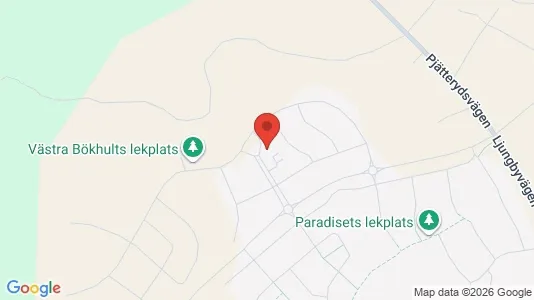 Lägenheter att hyra i Älmhult - kort over placeringen