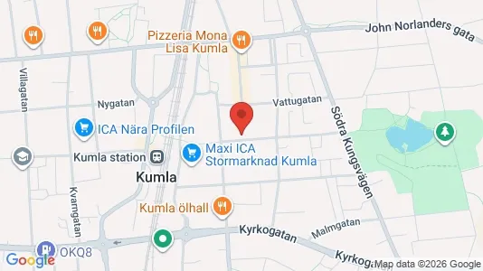 Lägenheter att hyra i Kumla - kort over placeringen