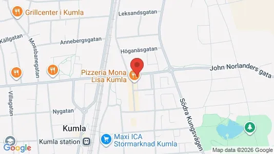 Lägenheter att hyra i Kumla - kort over placeringen