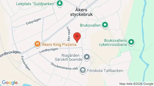 Rum att hyra i Strängnäs - kort over placeringen