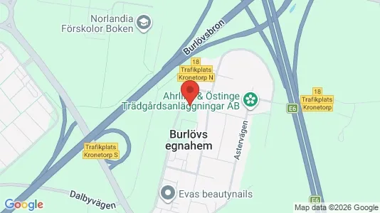 Lägenheter att hyra i Burlöv - kort over placeringen