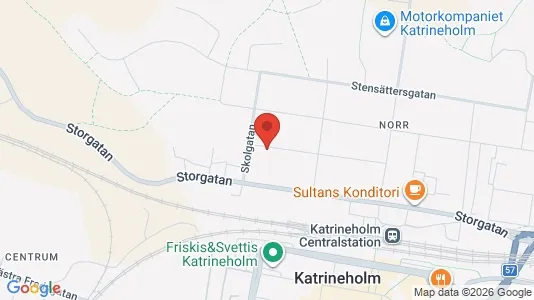Lägenheter att hyra i Katrineholm - kort over placeringen