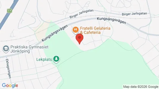 Lägenheter att hyra i Jönköping - kort over placeringen