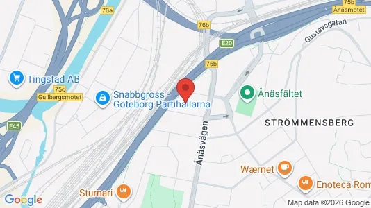 Lägenheter att hyra i Örgryte-Härlanda - kort over placeringen