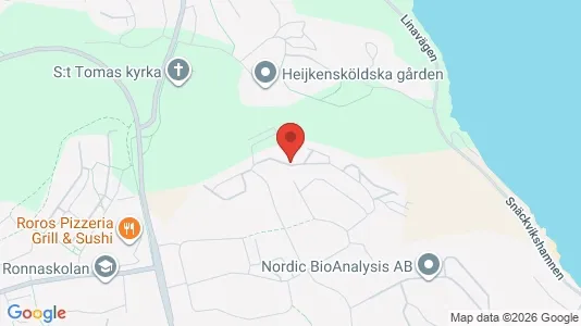 Lägenheter att hyra i Södertälje - kort over placeringen