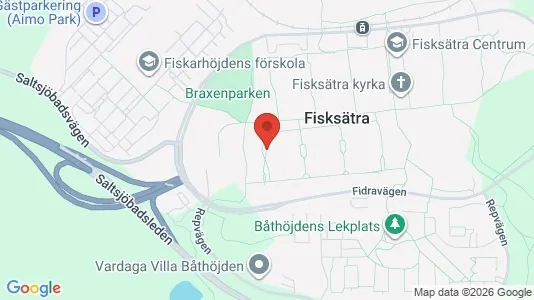 Lägenheter att hyra i Nacka - kort over placeringen