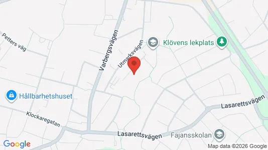 Lägenheter att hyra i Falkenberg - kort over placeringen