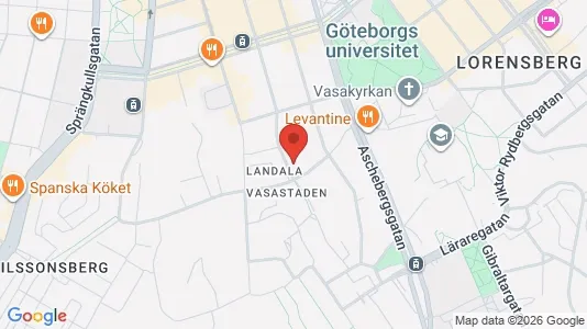 Lägenheter att hyra i Göteborg Centrum - kort over placeringen