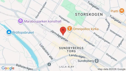 Lägenheter att hyra i Sundbyberg - kort over placeringen
