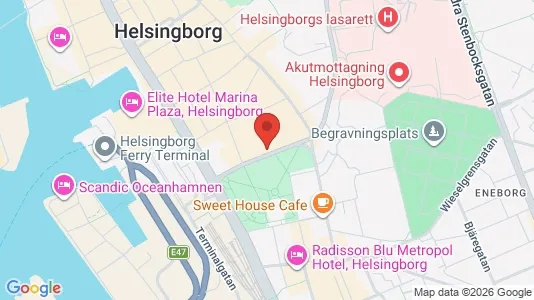 Lägenheter att hyra i Helsingborg - kort over placeringen