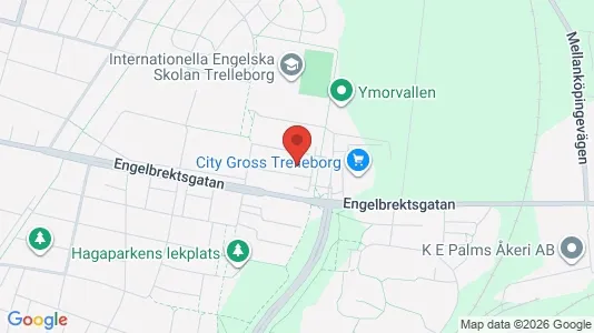 Lägenheter att hyra i Trelleborg - kort over placeringen