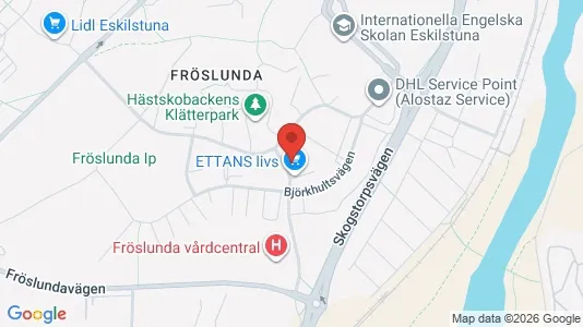 Lägenheter att hyra i Eskilstuna - kort over placeringen