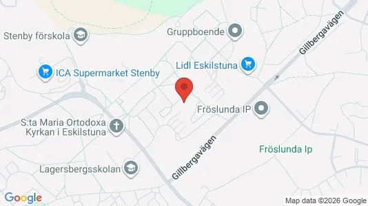 Lägenheter att hyra i Eskilstuna - kort over placeringen