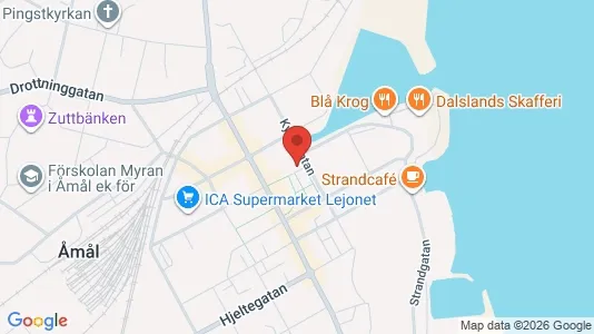 Lägenheter att hyra i Åmål - kort over placeringen