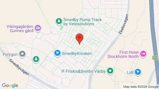 Lägenheter att hyra i Upplands Väsby - kort over placeringen