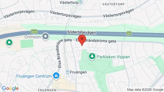 Lägenheter att hyra i Söderort - kort over placeringen