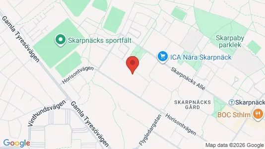 Lägenheter att hyra i Söderort - kort over placeringen