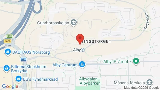 Lägenheter att hyra i Botkyrka - kort over placeringen