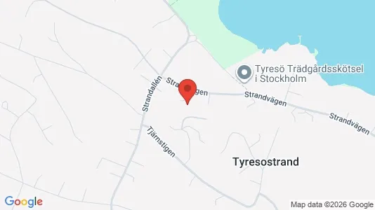 Lägenheter att hyra i Tyresö - kort over placeringen