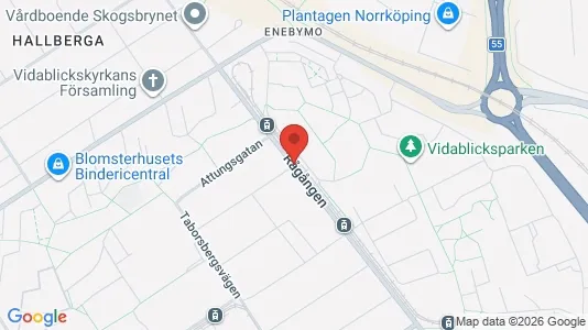 Lägenheter att hyra i Norrköping - kort over placeringen