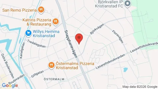 Lägenheter att hyra i Kristianstad - Bild från Google Street View