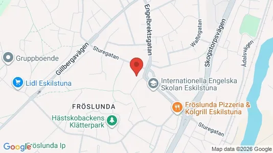 Lägenheter att hyra i Eskilstuna - kort over placeringen