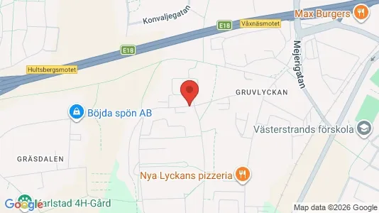 Lägenheter att hyra i Karlstad - kort over placeringen