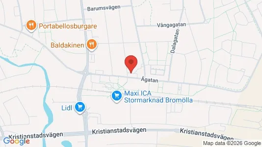 Lägenheter att hyra i Bromölla - Bild från Google Street View