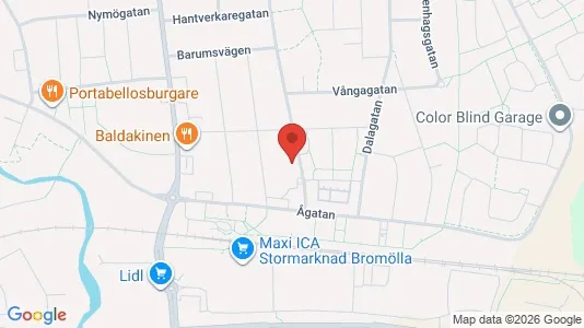 Lägenheter att hyra i Bromölla - Bild från Google Street View