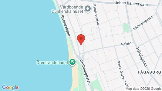 Lägenheter att hyra i Helsingborg - kort over placeringen