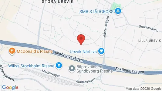 Lägenheter att hyra i Sundbyberg - kort over placeringen