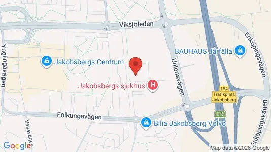 Lägenheter att hyra i Järfälla - kort over placeringen
