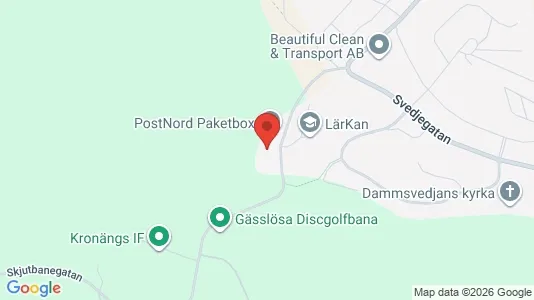 Lägenheter att hyra i Borås - kort over placeringen