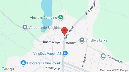 Lägenheter att hyra i Hässleholm - kort over placeringen