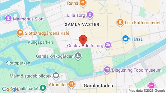 Lägenheter att hyra i Malmö Centrum - kort over placeringen