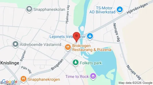 Lägenheter att hyra i Östra Göinge - kort over placeringen