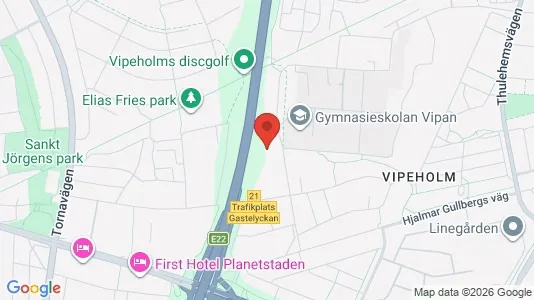 Lägenheter att hyra i Lund - kort over placeringen
