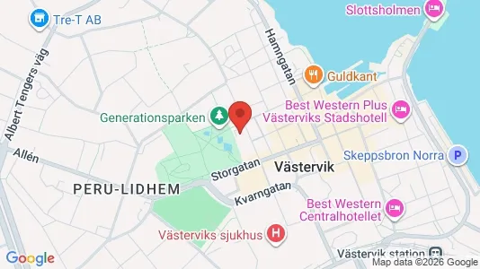 Lägenheter att hyra i Västervik - Bild från Google Street View