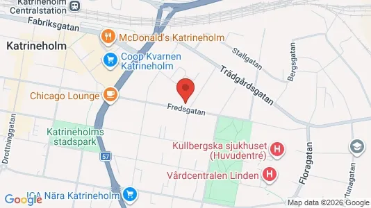 Lägenheter att hyra i Katrineholm - kort over placeringen