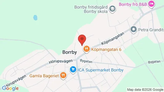 Lägenheter att hyra i Simrishamn - kort over placeringen