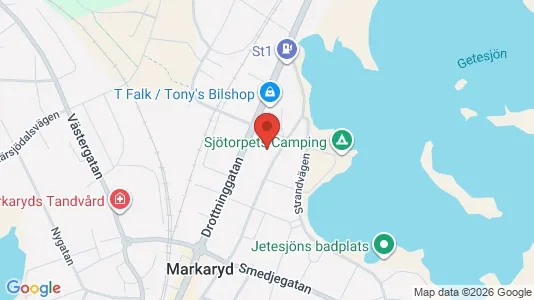 Lägenheter att hyra i Markaryd - Bild från Google Street View