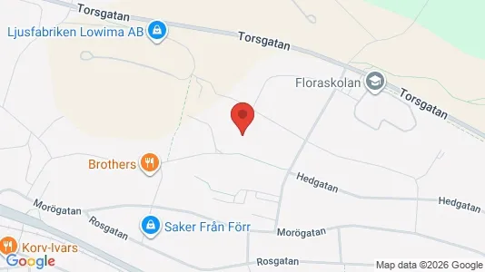 Lägenheter att hyra i Skellefteå - kort over placeringen