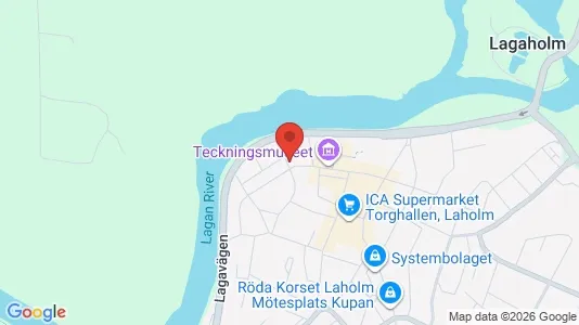 Lägenheter att hyra i Laholm - kort over placeringen