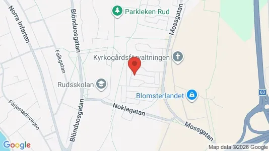 Lägenheter att hyra i Karlstad - kort over placeringen