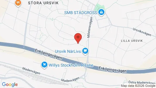 Lägenheter att hyra i Sundbyberg - kort over placeringen