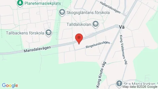 Lägenheter att hyra i Kristianstad - kort over placeringen