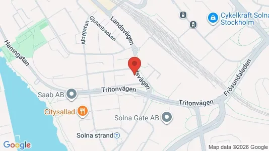 Lägenheter att hyra i Sundbyberg - kort over placeringen