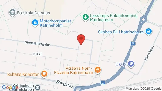 Lägenheter att hyra i Katrineholm - kort over placeringen