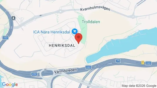 Lägenheter att hyra i Nacka - kort over placeringen