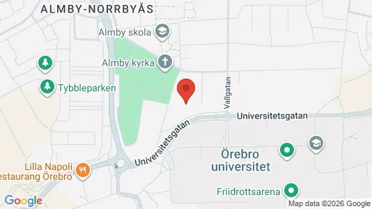 Lägenheter att hyra i Örebro - kort over placeringen
